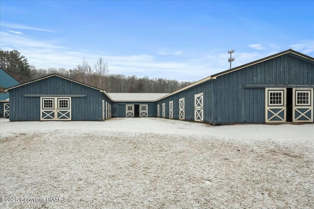 view of barn