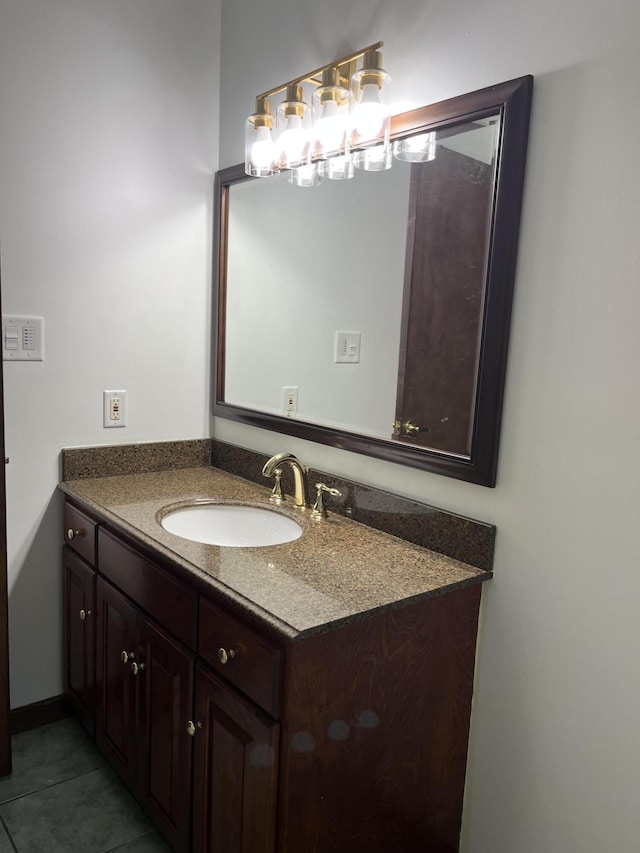 3813 Foxborough Ct, Stroudsburg, PA 18360 - bathroom with vanity and tile patterned flooring