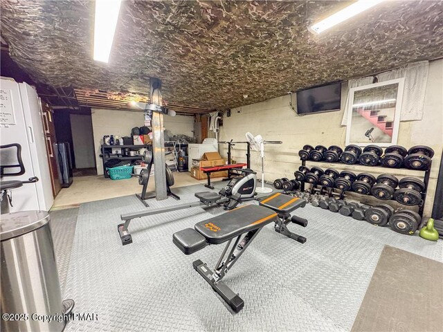 view of exercise room