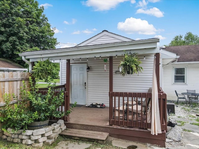 489 Sportsman Club Rd, Nazareth, PA 18064 - rear view of house featuring a wooden deck