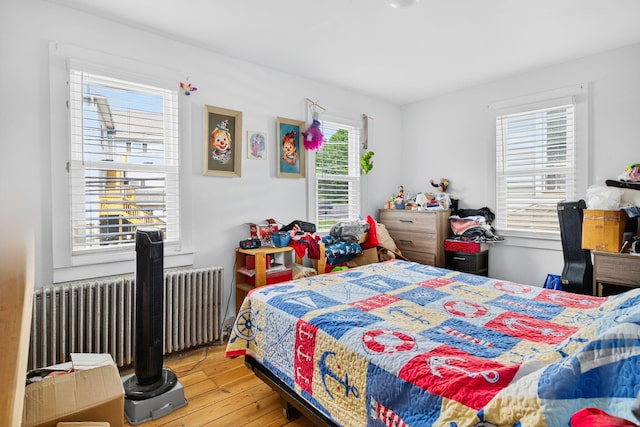 10 S Broad St, Bangor, PA 18013 - bedroom with radiator and hardwood / wood-style floors