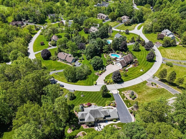 1376 Buck Ridge Dr, Stroudsburg, PA 18360 - aerial view of property and surrounding area