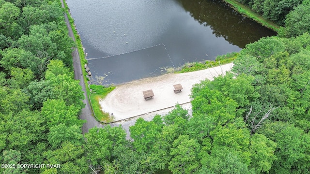 619 Rimrock Rd, Bartonsville, PA 18321 - drone / aerial view of a nearby body of water