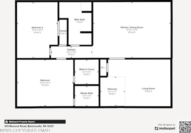 619 Rimrock Rd, Bartonsville, PA 18321 - view of home floor plan