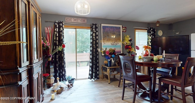 619 Rimrock Rd, Bartonsville, PA 18321 - dining room featuring wood finished floors