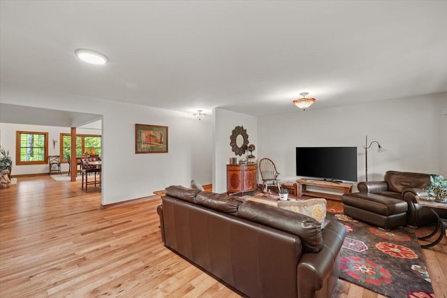 127 Timber Lake Dr, Canadensis, PA 18325 - living room featuring light wood finished floors