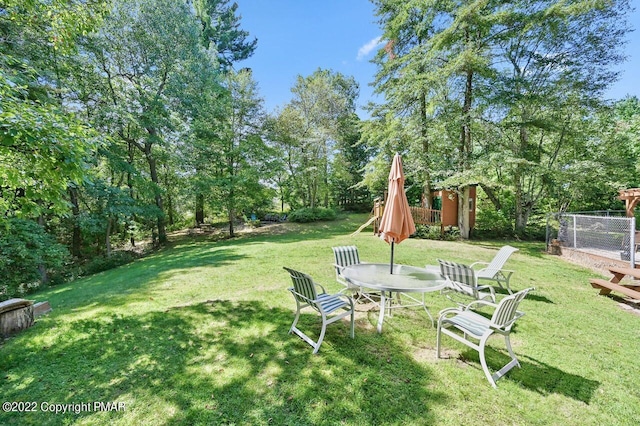 134 Moseywood Rd, Lake Harmony, PA 18624 - view of yard
