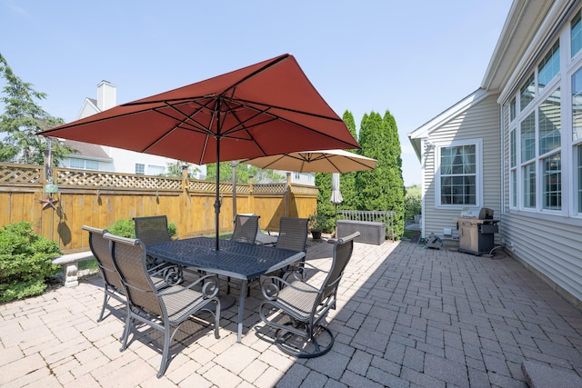 2772 Sheffield Dr, Easton, PA 18040 - view of patio / terrace featuring a grill and outdoor dining space