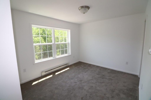 1025 W Princeton Ave, Palmerton, PA 18071 - empty room with baseboard heating and carpet flooring