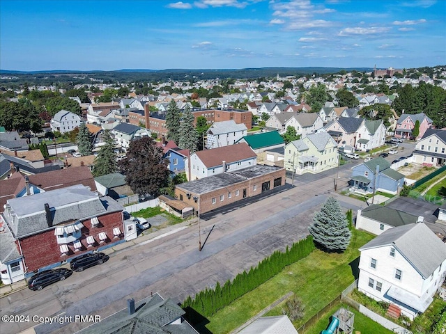 drone / aerial view featuring a residential view