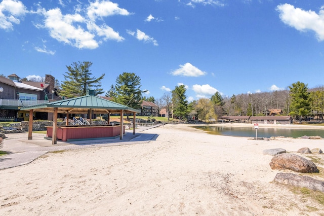 177 Wolf Hollow Rd, Lake Harmony, PA 18624 - view of property's community featuring a gazebo and a water view
