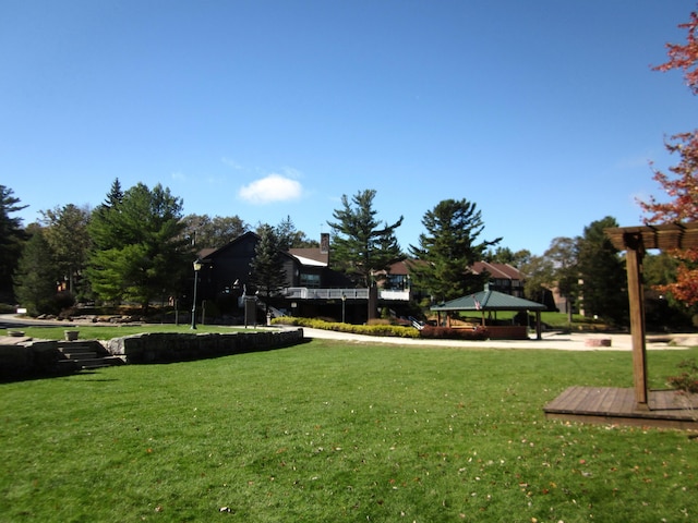 177 Wolf Hollow Rd, Lake Harmony, PA 18624 - view of home's community featuring a yard and a gazebo