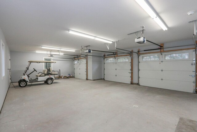 177 Wolf Hollow Rd, Lake Harmony, PA 18624 - garage featuring a garage door opener