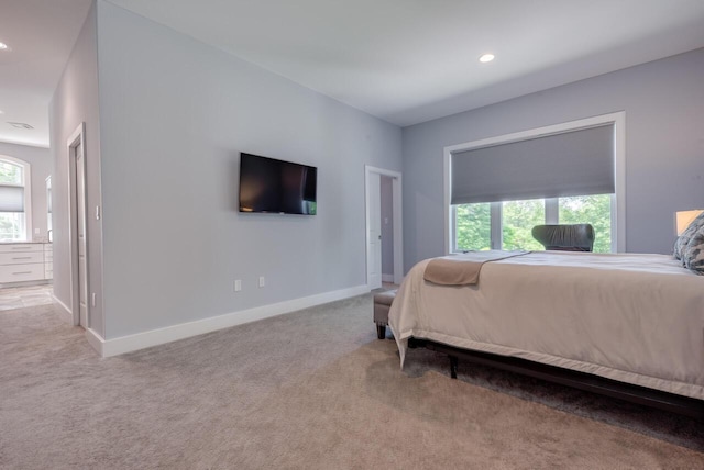 177 Wolf Hollow Rd, Lake Harmony, PA 18624 - carpeted bedroom featuring recessed lighting and baseboards