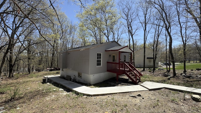 view of outdoor structure