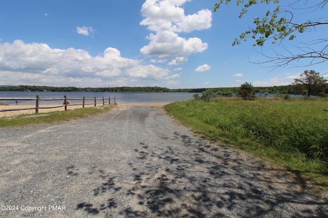 property view of water