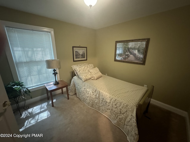 bedroom with baseboards