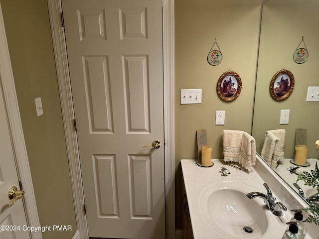 bathroom with a sink