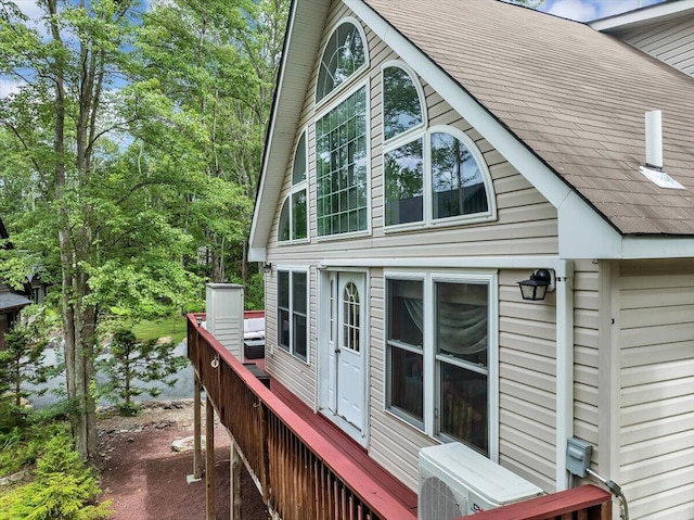 318 N Arrow Dr, Pocono Lake, PA 18347 - view of property exterior with a shingled roof