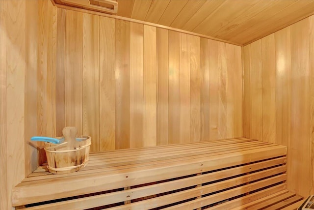 318 N Arrow Dr, Pocono Lake, PA 18347 - relaxing sauna / steam room with wood walls and wood ceiling