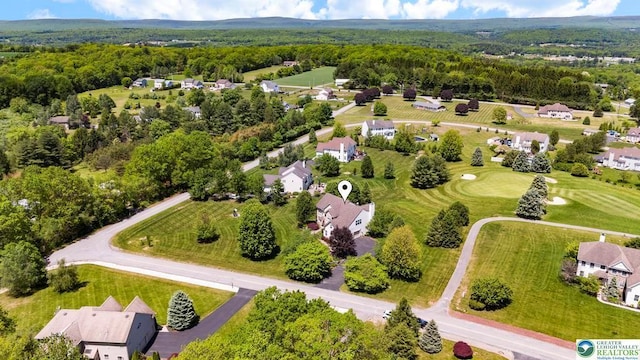 140 Birdie Way, Kunkletown, PA 18058 - bird's eye view of a heavily wooded area
