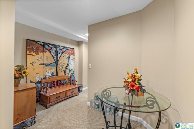 140 Birdie Way, Kunkletown, PA 18058 - hallway with carpet, baseboards, and recessed lighting