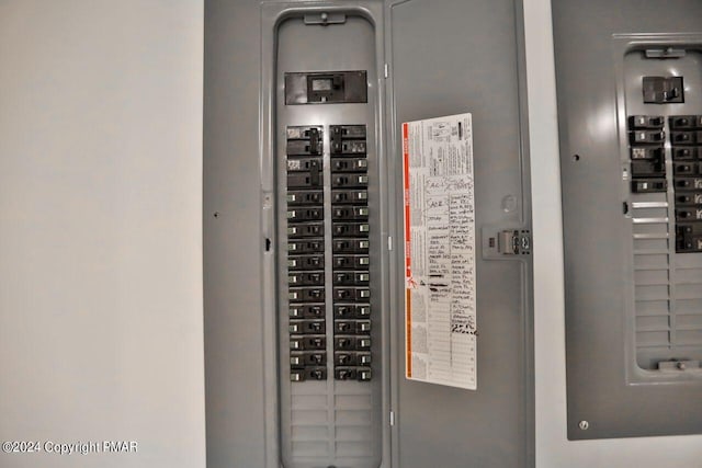 utility room featuring electric panel