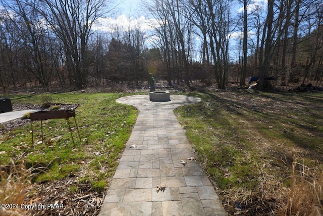 view of road featuring driveway