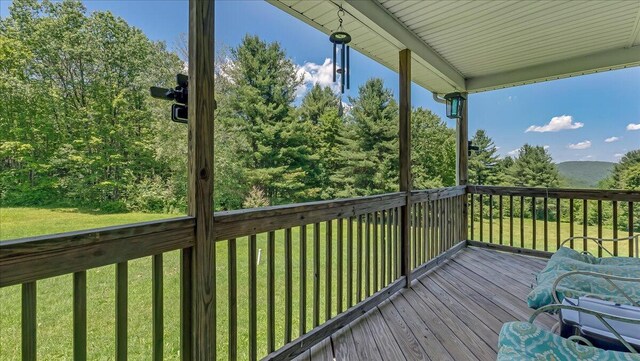 169 Roberts Rd, Starlight, PA 18461 - deck with a yard