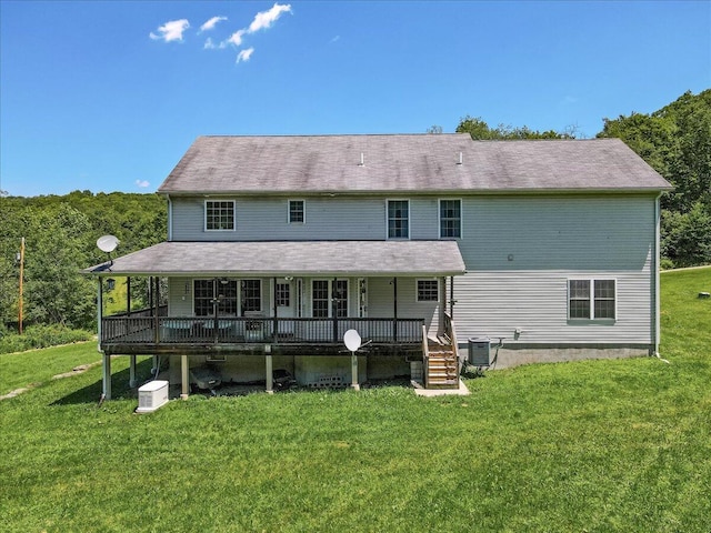 169 Roberts Rd, Starlight, PA 18461 - back of property featuring a lawn