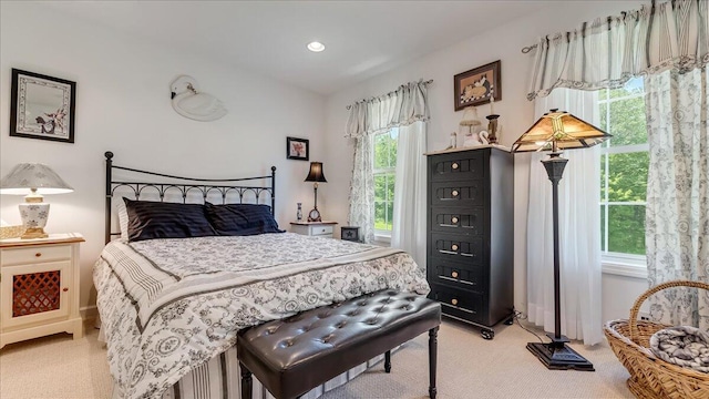 169 Roberts Rd, Starlight, PA 18461 - bedroom featuring light carpet and recessed lighting