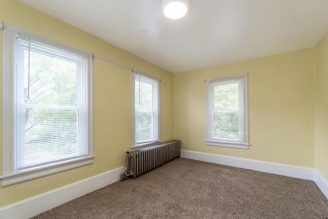 266 Laurel Rd, Lehighton, PA 18235 - carpeted spare room featuring radiator and plenty of natural light