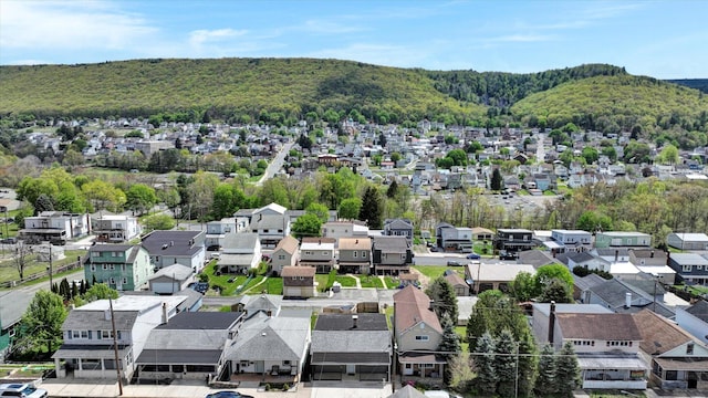 24 W Garibaldi Ave, Nesquehoning, PA 18240 - drone / aerial view featuring a wooded view and a residential view