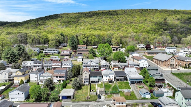 24 W Garibaldi Ave, Nesquehoning, PA 18240 - aerial view featuring a residential view and a wooded view