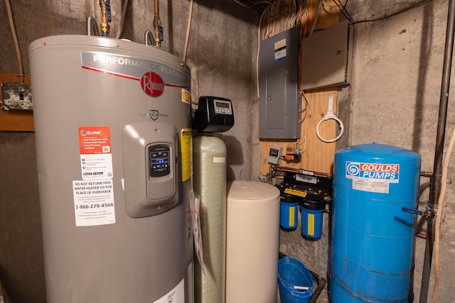 utility room featuring electric panel