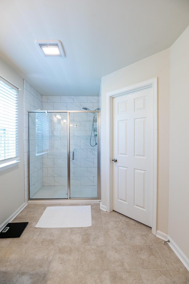320 Bendelow Ln, Northampton, PA 18067 - bathroom with a shower stall and tile patterned floors