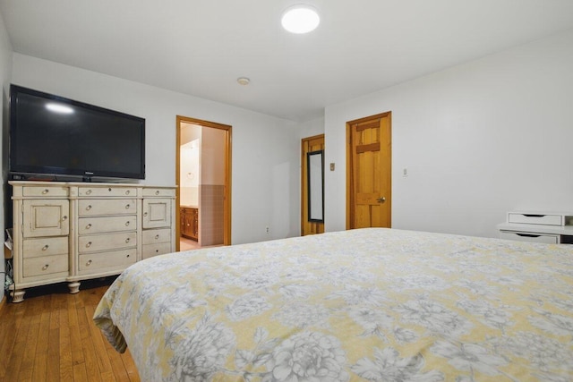 3106 Janet St, East Stroudsburg, PA 18301 - bedroom with dark wood-type flooring and ensuite bath