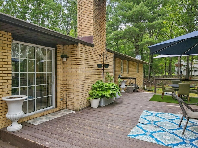 3106 Janet St, East Stroudsburg, PA 18301 - view of wooden terrace