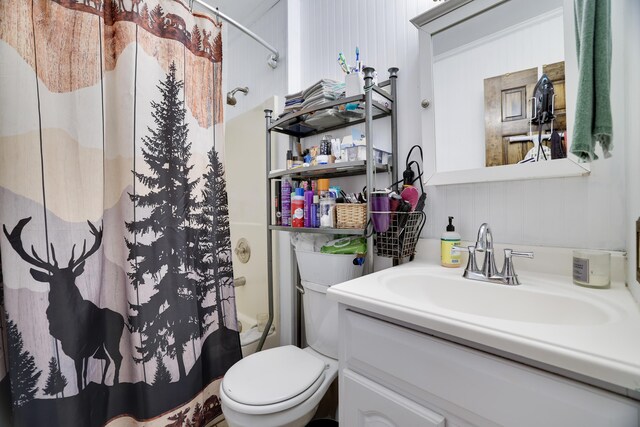 235 Scenic Dr, East Stroudsburg, PA 18302 - full bathroom with vanity and toilet