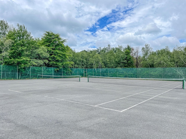 5175 White Birch Dr, Long Pond, PA 18334 - view of tennis court with fence