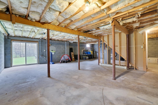 5175 White Birch Dr, Long Pond, PA 18334 - below grade area featuring concrete block wall