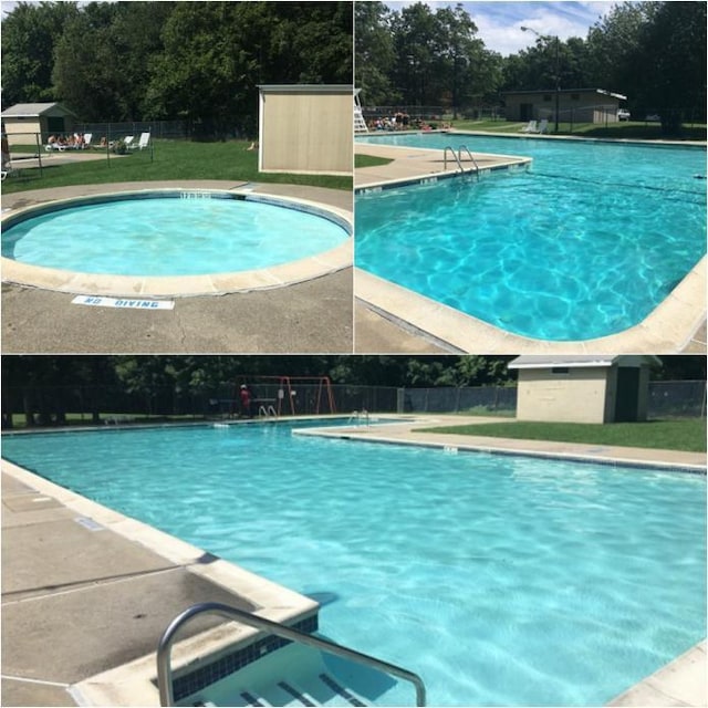 72 Chickadee Ln, Albrightsville, PA 18210 - community pool featuring view of scattered trees