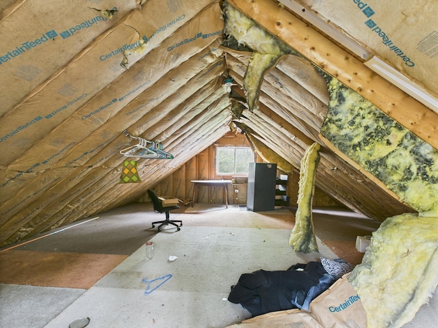 114 Oswayo Dr, Pocono Lake, PA 18347 - view of unfinished attic