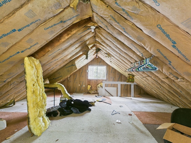 114 Oswayo Dr, Pocono Lake, PA 18347 - view of unfinished attic