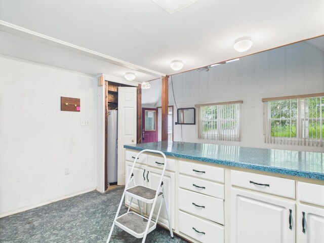 114 Oswayo Dr, Pocono Lake, PA 18347 - kitchen with white cabinets