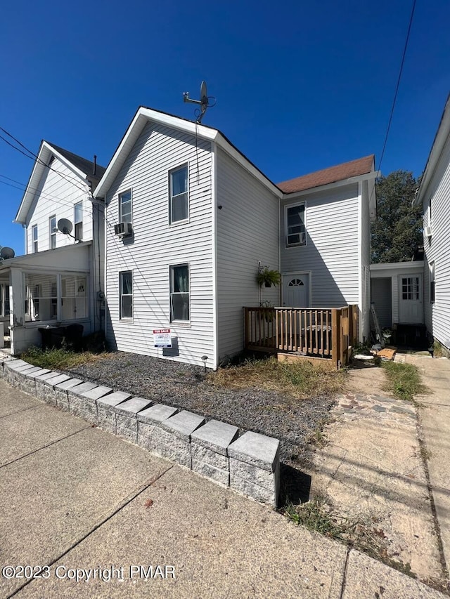 view of property exterior featuring cooling unit