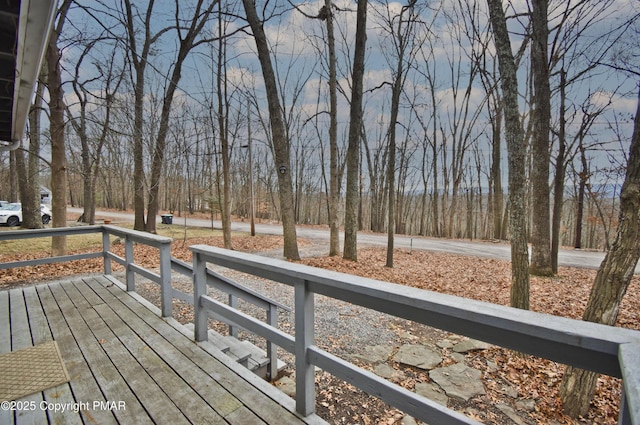 view of deck