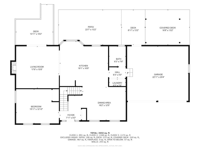 3336 Buck Run, Tobyhanna, PA 18466 - view of property floor plan