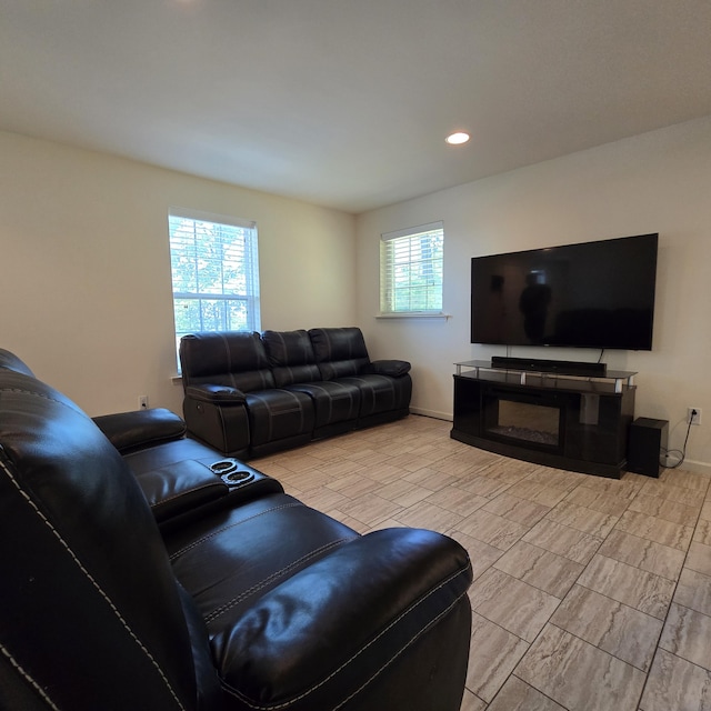 2545 S Albert St, Allentown, PA 18103 - living area with recessed lighting and baseboards