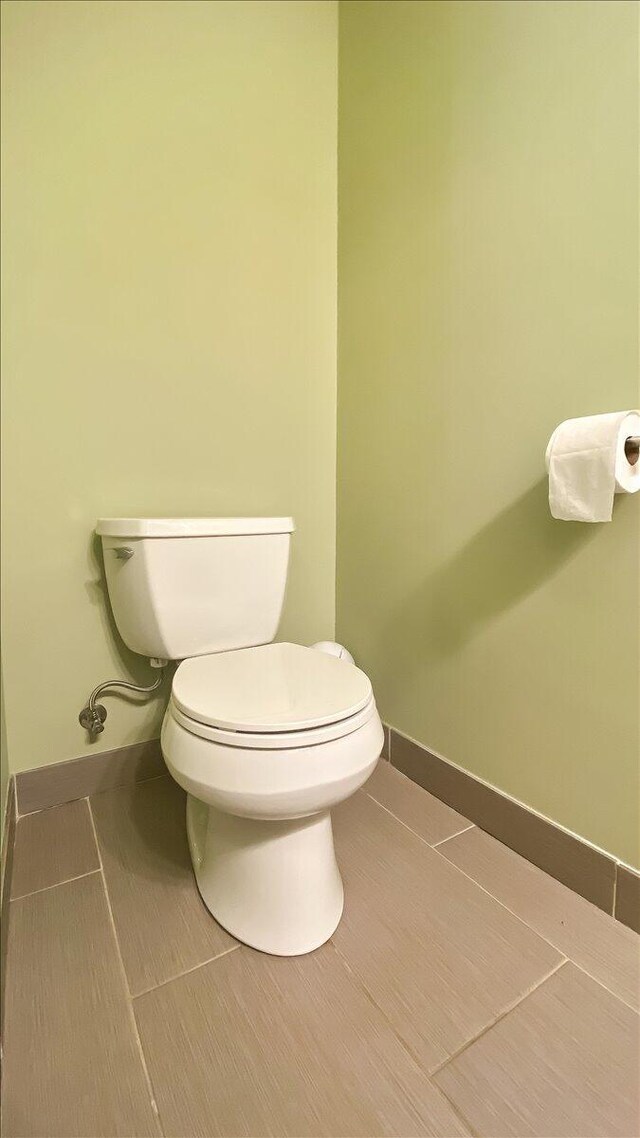 2705 W Gordon St, Allentown, PA 18104 - half bathroom with toilet and tile patterned floors